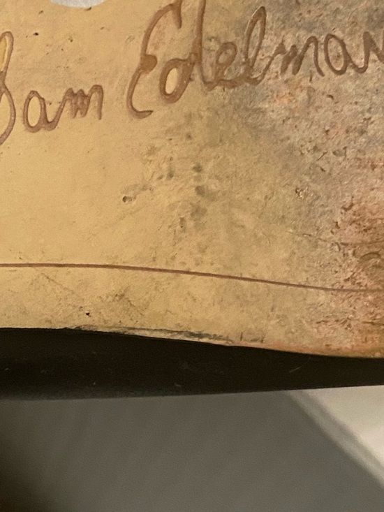 Sam Edelman Dark Navy Almond Toe Horse Leather Bit Loafer Shoes Size 8. - Picture 14 of 14